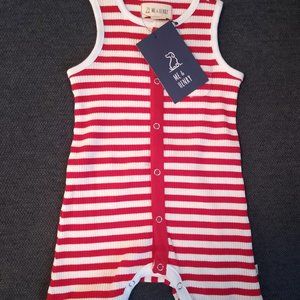 ME & Henry Striped Playsuit New W/Tag